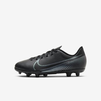 Nike Jr. Mercurial Vapor 13 Club MG - Nagyobb Gyerek Focicipő - Fekete/Fekete